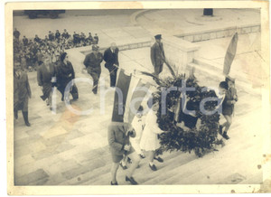 Fotografia d epoca originale 1962 Sacrario MONTE GRAPPA   Omaggio dei bambini di una scuola di Verona  Foto 1