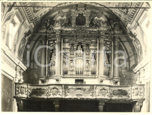 Fotografia d epoca originale 1950 ca REZZATO BS Santuario Madonna di Valverde  Organo  Foto GIULIA C.I. 1