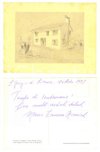 Autografo originale 1971 SAN GIORGIO DI LIVENZA Autografo Maria ROMIATI ZANCAN cartolina DRAGUTESCU 1
