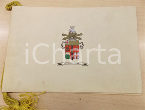 Oggetto da collezione cartaceo 1961 33Â° Reggimento ARTIGLIERIA FOLGORE  Calendario autografo BARBASETTI 1