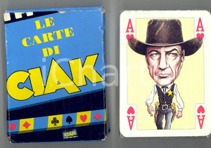 Oggetto da collezione cartaceo 1990 LE CARTE DI CIAK  Mazzo pubblicitario  MODIANO TRIESTE 1
