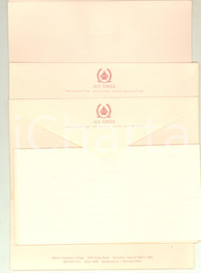 Oggetto da collezione cartaceo 1970 ca HONOLULU HAWAII Ali I Tower  Hilton Hawaiian Village  Carta da lettere 1