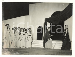 1955 ca AUTUN Théâtre Antique - Compagnia Marcel LUPOVICI - "Elettra" di Sofocle