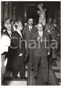 1955 ROMA Campidoglio - Giovanni GRONCHI al Congresso della Municipalizzazione