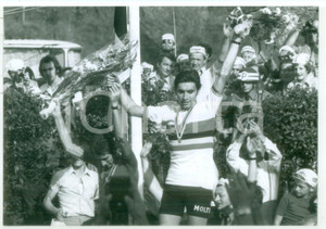 1971 MENDRISIO - CICLISMO Eddy MERCKX e Felice GIMONDI sul podio *Foto 18x13