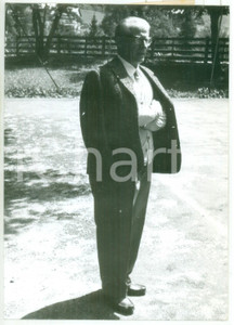 1956 ZERMATT (SVIZZERA) Ritratto di Giovanni GRONCHI durante il soggiorno estivo