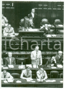 1956 ROMA Discorso di Gaetano MARTINO su questione di Suez *Foto 13x18 cm