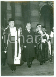1958 ROMA Palazzo di Giustizia - Giovanni GRONCHI Ernesto EULA Ugo GIGLIO - Foto