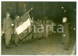 1958 ROMA Giovanni GRONCHI alla Camera per presentazione degli auguri natalizi