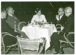 1955 ROMA Giovanni GRONCHI durante ricevimento al Quirinale - Foto 18x13