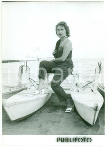 1953 VENEZIA Festival del Cinema - L'attrice Laura GRECO al Lido - Foto 13x18