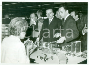 1968 VIMERCATE Giulio ANDREOTTI all'inaugurazione dello stabilimento TELETTRA