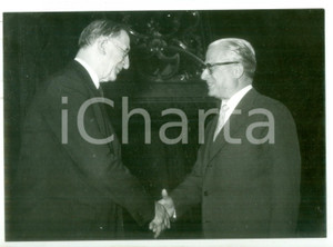 1957 ROMA Giovanni GRONCHI riceve premier irlandese Éamon DE VALERA *Foto 18x13