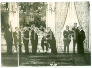 1958 ROMA Ministri del governo FANFANI in attesa di prestare giuramento *Foto