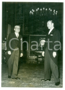 1957 ROMA Giovanni GRONCHI riceve Manfred KLAIBER in visita ufficiale *Foto