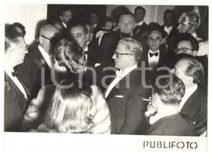 1955 ca ROMA Giovanni GRONCHI durante cerimonia ufficiale *Foto 18x13