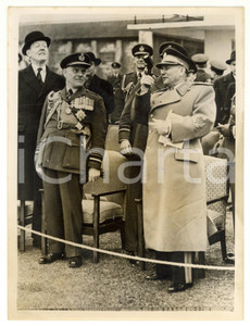 1953 DUXFORD Marshal Josip TITO firing a pistol to start air display *Photo 