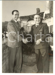 Fotografia d epoca originale 1958 SANT OMERO Teramo Giuseppe FALASCHI vincitore Lotteria Capodanno Foto 13x18 1