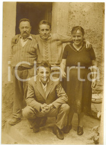 Fotografia d epoca originale 1958 TORINO TOTOCALCIO Vincitori Gianni PISON e Lino CHAPELLU con la famiglia 1