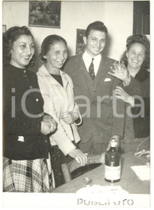 1954 ROMA Teresa PASCUCCI e il figlio Emilio vincono al TOTOCALCIO *Foto 13x18