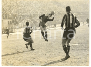 1962 BERGAMO - ATALANTA - GENOA 1-1 - Colpo di testa di Massimo GIACOMINI *Foto 