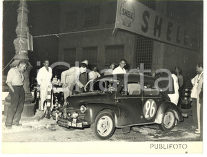 1953 GENOVA Passaggio RALLY LIEGI-ROMA-LIEGI - Pubblicità SHELL *Foto 24x18