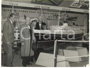 1954 PARIS Salon Nautique - Stand FINMARE con modellino T/N CRISTOFORO COLOMBO
