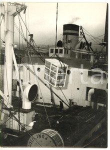 1970 PORTO DI GENOVA Imbarco frigoriferi INDES *Foto VINTAGE 18x24 cm