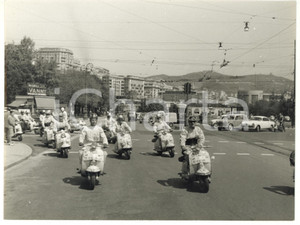 1961 GENOVA 1° Raduno Nazionale LAMBRETTA Club della LANTERNA - Foto 24x18 cm