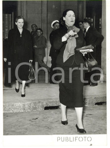 1953 GENOVA Arrivo del soprano Renata TEBALDI *Fotografia 13x18 cm