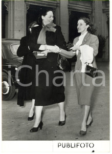 1953 GENOVA Arrivo del soprano Renata TEBALDI - Fotografia 13x18 cm