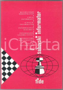 1972 SAHOVSKI INFORMATOR - Informatore scacchistico - Partite - XII vol. FIDE Brossura editoriale flessibile.PAGINE: 264 GOOD/buono  Formato: 17x24 cm originale e autentica 1