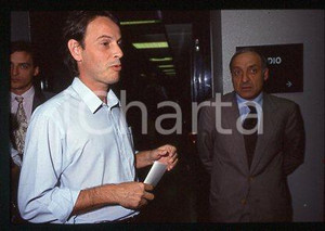 Marco FUMAGALLI  Gianfrancesco BORGHINI PCI ITALY 1990 ca *35mm vintage slide 16