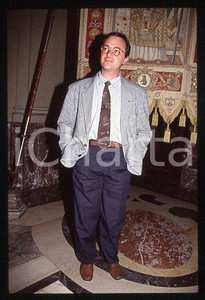 Valter MOLINARO - MILANO Ritratto del politico 1990 ca * 35 mm vintage slide 5