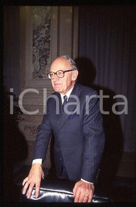 Alexandre LAMFALUSSY - MILANO Presidente I.M.E. 1995 ca * 35 mm vintage slide 4