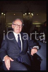 Alexandre LAMFALUSSY - MILANO Presidente I.M.E. 1995 ca * 35 mm vintage slide 17