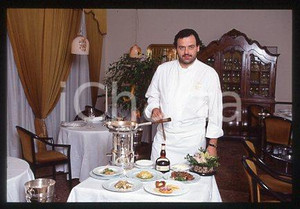 Gianfranco VISSANI - ITALIA Chef del Ristorante 1999 ca * 35 mm vintage slide 6