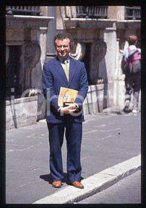 Paolo PELUFFO - ITALIA Giornalista economico 1996 ca * 35mm vintage slide 16