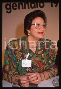 Marisa MOLTISANTI - CONGRESSO MSI Politica italiana  1990 * 35mm vintage slide 2