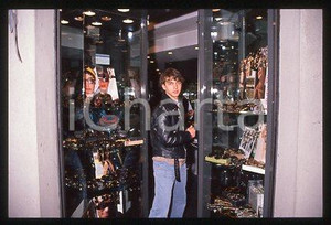 Giacomo CELENTANO - ITALIA Ritratto del cantante 1990 ca * 35mm vintage slide 37