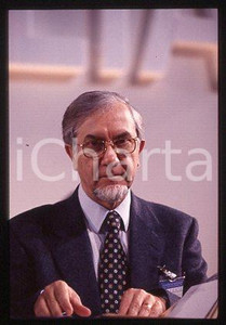 Enzo TRANTINO - MSI Congresso Ritratto del politico 1995 * 35mm vintage slide 20