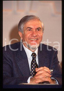 Enzo TRANTINO - MSI Congresso Ritratto del politico 1995 * 35mm vintage slide 28