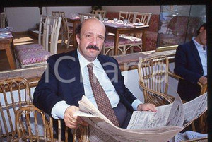 Lucio CIRINO POMICINO - ITALIA Giornalista 1990 ca * 35 mm vintage slide 3