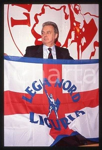 Bruno RAVERA - ITALIA Lega Nord Liguria fondatore 1990 ca * 35mm vintage slide 3