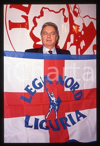 Bruno RAVERA - ITALIA Lega Nord Liguria fondatore 1990 ca * 35mm vintage slide 7