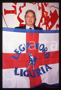 Bruno RAVERA - ITALIA Lega Nord Liguria fondatore 1990 ca * 35mm vintage slide 9