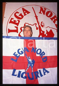 Bruno RAVERA - ITALIA Lega Nord Liguria fondatore 1990 ca *35mm vintage slide 11