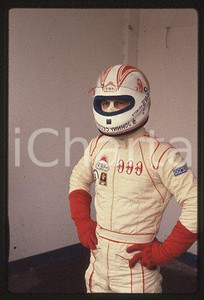 Johnny CECOTTO - MOTOCICLISMO Ritratto del pilota 1980 ca * 35mm vintage slide 2