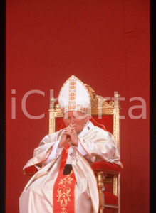 JOHN PAUL II - COSTUME Pope in ceremonial robes 1998 ca * 35 mm vintage slide 70
