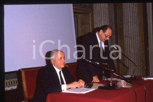 Ilya PRIGOGINE - ITALIA Convegno 4 NOBEL 1990 ca * 35 mm vintage slide 2
